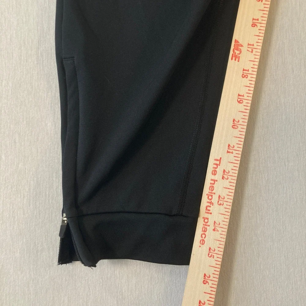 Nike Dri-FIT Joggers Mens Med Tapered Training Pants Black Zip Ankle FB7509-010